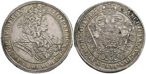 Leopold I. 1657-1705 Taler, 1698 KB. ... 