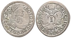 Leopold I. 1657-1705 1 Kreuzer, 1672 SHS. ... 