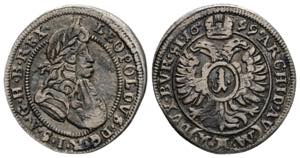 Leopold I. 1657-1705 1 Kreuzer, 1699 MMW. ... 