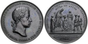 Ferdinand I. 1835-1848 Bronzemedaille, 1838. ... 