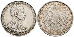 Wilhelm II. 1888-1918 Preußen. 2 Mark, 1913 ... 