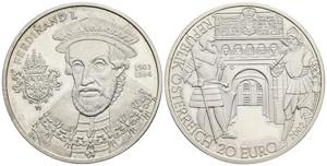 20 Euro, 2001 Wien. 20,05g vz