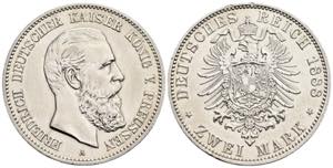 Friedrich III. 1888 Preussen. 2 Mark, 1888 ... 