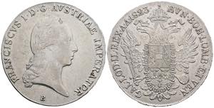 Franz II.(I.) 1792-1835 Taler, 1823 B. ... 