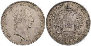 Franz II.(I.) 1792-1835 1 Scudo, 1824 V. ... 