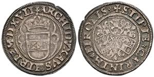 Maximilian I. 1490-1519 1/2 Batzen, 1517. ... 