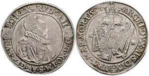 Rudolph II. 1576-1612 Taler, 1593 KB. ... 