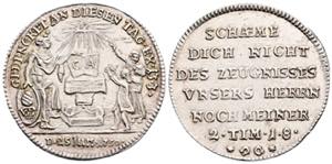 Silberabschlag des Dukaten, 1730 Augsburg, ... 