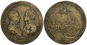 Franz II.(I.) 1792-1835 Messingjeton, 1813. ... 
