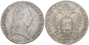 Franz II.(I.) 1792-1835 Taler, 1809 C. ... 