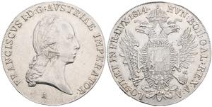 Franz II. (I.) 1792-1835 Taler, 1814 A. Wien ... 