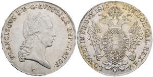 Franz II. (I.) 1792-1835 Taler, 1815 C. Prag ... 