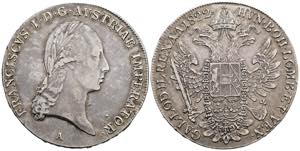 Franz II. (I.) 1792-1835 Taler, 1822 A. Wien ... 