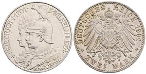 Wilhelm II. 1888-1918 Preußen. 2 Mark, ... 