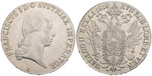 Franz II.(I.) 1792-1835 Taler, 1818 B. ... 
