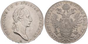 Franz II.(I.) 1792-1835 Taler, 1825 C. Prag ... 