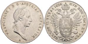 Franz (II.) I.1792-1835 Taler, 1826 A. Wien ... 