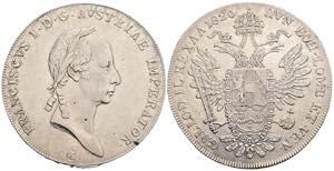 Franz (II.) I.1792-1835 Taler, 1826 C. Prag ... 