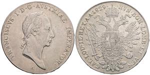 Franz (II.) I.1792-1835 Taler, 1829 A. Wien ... 