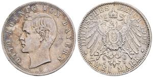 Otto 1886-1913 Bayern. 2 Mark, 1902 D. ... 