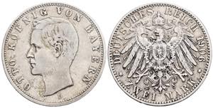 Otto 1886-1913 Bayern. 2 Mark, 1906 D. ... 