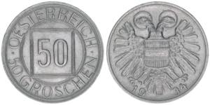 Verkehrsmünze 50 Groschen, 1934. Wien 5,51g ... 