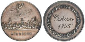 Silbermedaille, 1895 Nürnberg Reichsstadt. ... 
