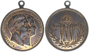 Wilhelm II. 1888-1918 Preussen. Medaille mit ... 