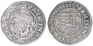 Ferdinand I. 1526-1564 Denar, 1536 KB. ... 