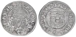 Ferdinand I. 1526-1564 Denar, 1537 KB. ... 
