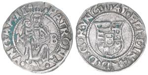 Ferdinand I. 1526-1564 Denar, 1545 KB. ... 