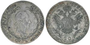 Franz (II.) I. 1792-1835 20 Kreuzer, 1830 C. ... 