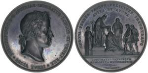 Ferdinand I. 1835-1848 Bronzemedaille, 1838. ... 