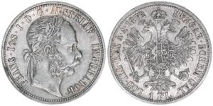 Franz Joseph I. 1848-1916 1 Gulden, 1872. ... 