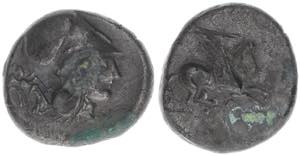 Stater, ca. 4.Jhdt. BC Korinth. Athenakopf ... 
