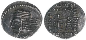 Vologases I. 51-76/80 Parther. Drachme, ... 