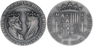 Karl V. 1530-1556 Medaille, 1967. Barcelona ... 