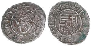 Rudolph II. 1576-1612 Denar, 1579. Kremnitz ... 