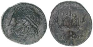 Hieron II. 274-216 Sizilien-Syracuse. AE ... 