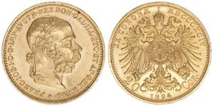 Franz Joseph I. 1848-1916 20 Kronen, 1894. ... 