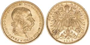Franz Joseph I. 1848-1916 20 Kronen, 1903. ... 