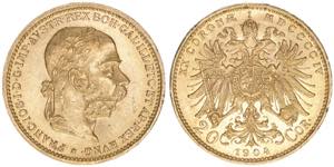 Franz Joseph I. 1848-1916 20 Kronen, 1904. ... 