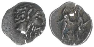 Thasos Griechen. Hemiobol, ca. 412-404 BC. ... 