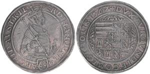Erzherzog Ferdinand 1564-1595 Guldentaler, ... 