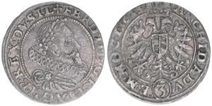 Ferdinand II. 1619-1637 3 Kreuzer, 1625. ... 