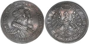 Erzherzog Leopold V. 1618-1632 Doppeltaler ... 