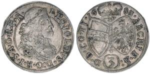 Leopold I. 1657-1705 3 Kreuzer, 1683. ... 