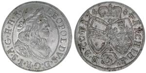 Leopold I. 1657-1705 3 Kreuzer, 1684. ... 