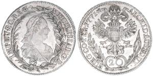 Maria Theresia 1740-1780 20 Kreuzer, 1771 ... 