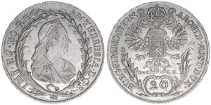 Maria Theresia 1740-1780 20 Kreuzer, 1777 ... 